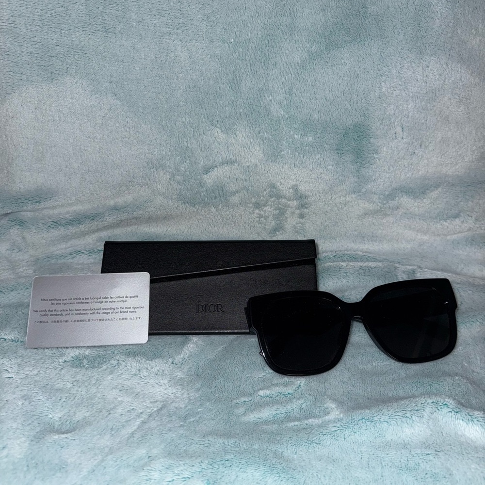 Authentic Christian Dior Elegant Black Sunglasses